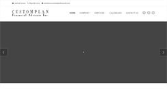 Desktop Screenshot of customplanfinancial.com